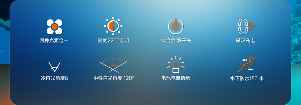 D900V水下攝(shè)影燈,水下攝影補光燈,潛水照明燈,打撈(lāo)照明,OrcaTorch91抖阴下载(jīng)
